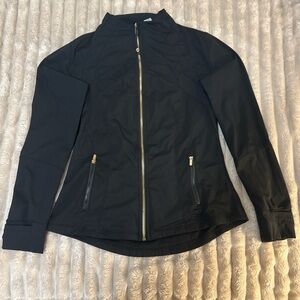 lululemon athletica Black Utility Jacket with Gold Zipper
